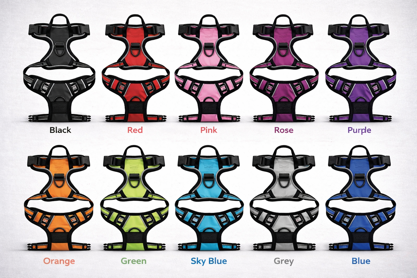 Premium No-Pull dog harness with reflective safety design